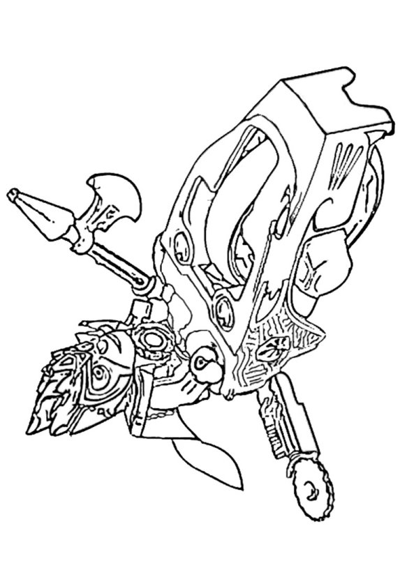 Kids-n-fun.com | 15 coloring pages of Lego Chima